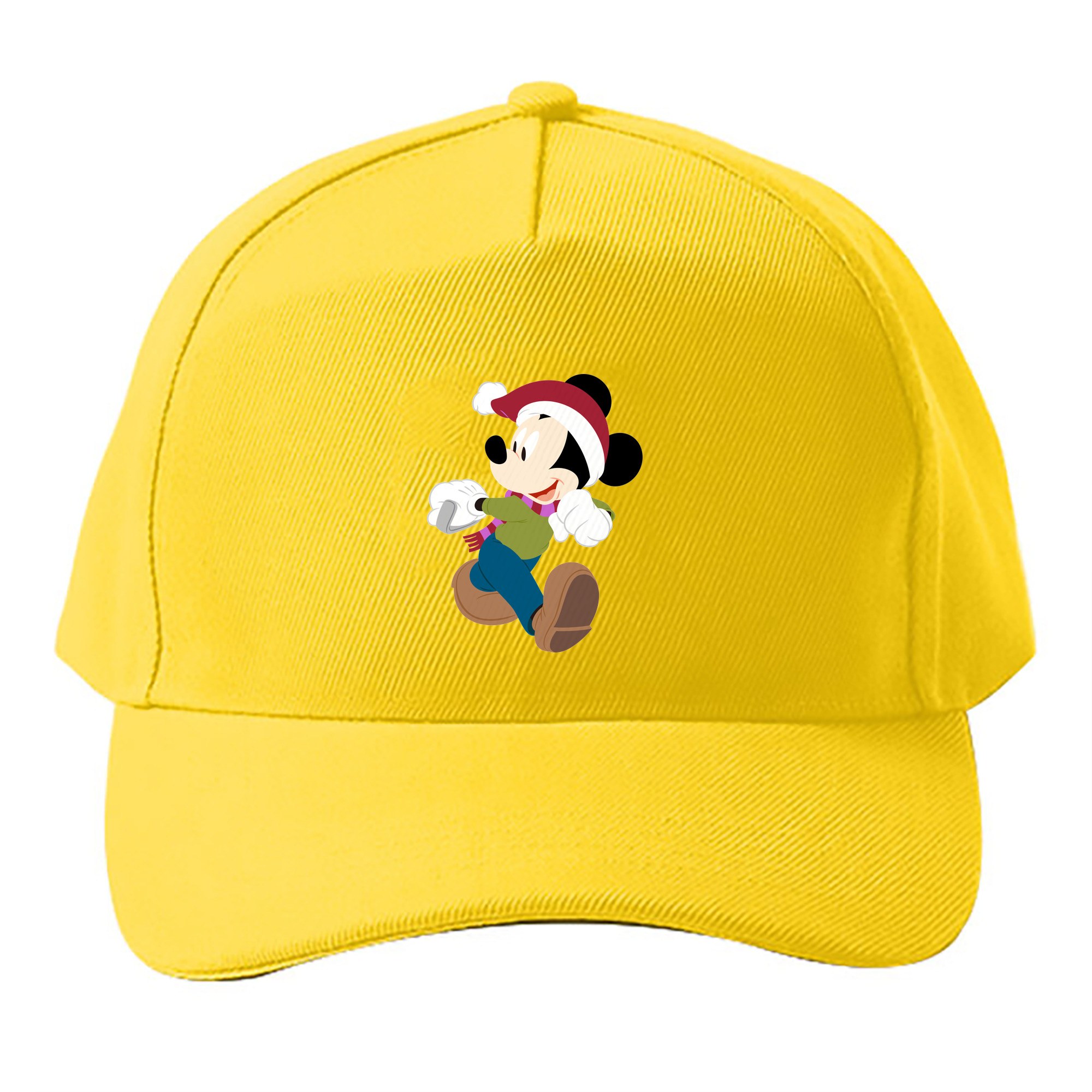 （画像用） ミッキーマウス Mickey Mouse ベースボールキャップ 綿100％ 男女兼用 帽子 スポーツ